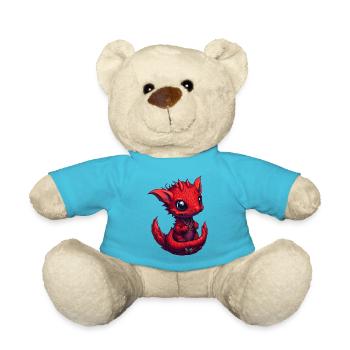 Baby Dragon - Teddy - Atollblau - Vorne