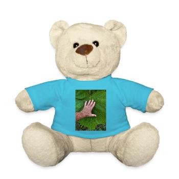 Die Hand am Leben - Teddy - Atollblau - Vorne