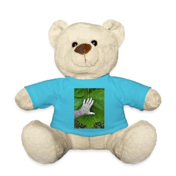 Die Hand am Leben - Teddy - Atollblau - Vorne