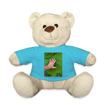 Die Hand am Leben - Teddy - Atollblau - Vorne
