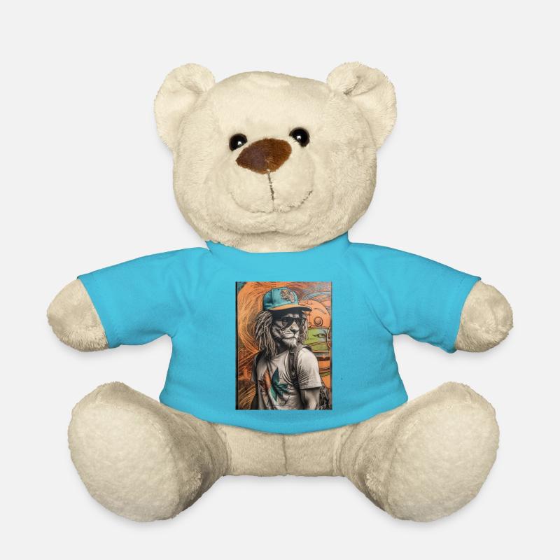 Tierischer Stil - Teddy - Atollblau