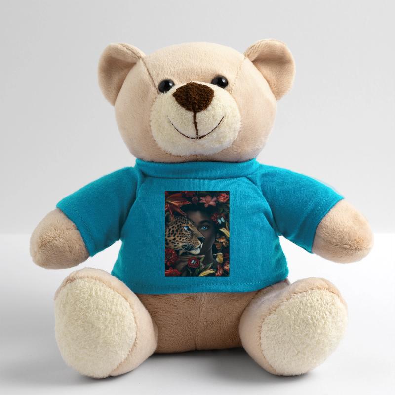 Leopard mit Menschen Gesicht Teddy