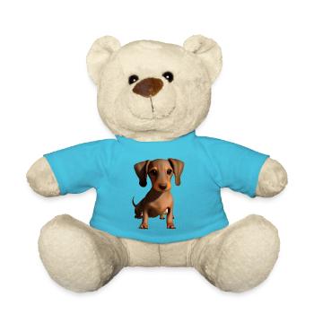 Dog Dog Owner Dachshund Dogs Dachshund Puppy - Teddy Bear - atoll blue - Front