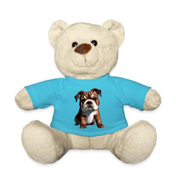 Propriétaires de chiens Bulldog Chiens Propriétaires de chiens - Nounours - bleu outremer - Devant