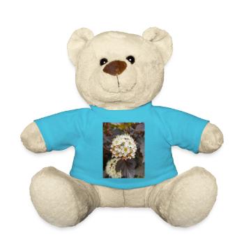 Neunrinde Physocarpus capitatus Blasenspiere - Teddy - Atollblau - Vorne