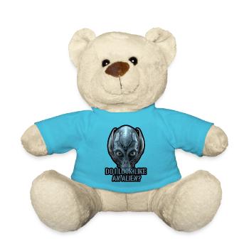 Sehe ich aus wie ein Außerirdischer? - Teddy - Atollblau - Vorne