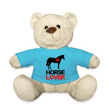 Horse Lover - Teddy Bear - atoll blue - Front
