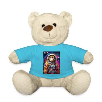 Singe dans l’espace 1.7 - Nounours - bleu outremer - Devant