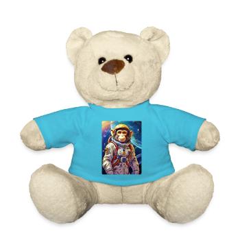 Monkey in Space 1.9 - Teddy Bear - atoll blue - Front