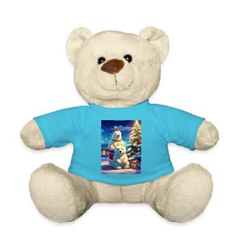 Ours polaire de Noël 1.3 - Nounours - bleu outremer - Devant