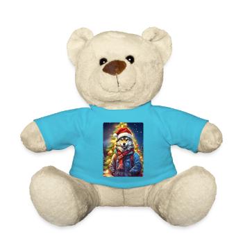 Loup de Noël 1.1 - Nounours - bleu outremer - Devant