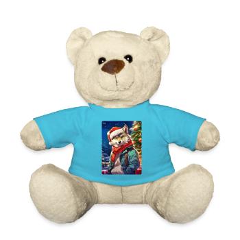 Loup de Noël 1.9 - Nounours - bleu outremer - Devant