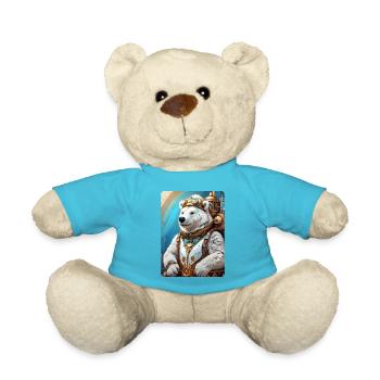 Ours de glace steampunk 1.9 - Nounours - bleu outremer - Devant