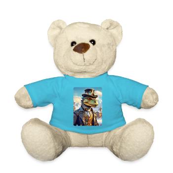 Steampunk Winterlandschaft Dino 1.12 - Teddy - Atollblau - Vorne