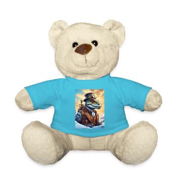 Steampunk Winterlandschaft Dino 1.13 - Teddy - Atollblau - Vorne