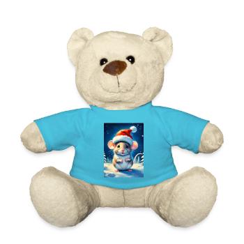 Winter Landscape Mouse 1.1 - Teddy Bear - atoll blue - Front
