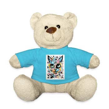 [MB] Naughty Cat - Teddy - Atollblau - Vorne