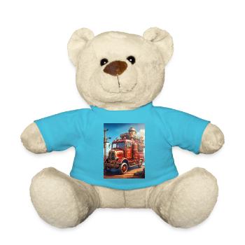 Steampunk Fire Truck 1.11 - Teddy - Atollblau - Vorne