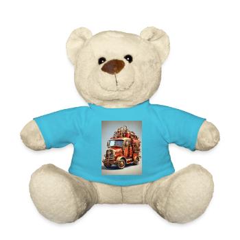 Steampunk Fire Truck 1.7 - Teddy - Atollblau - Vorne