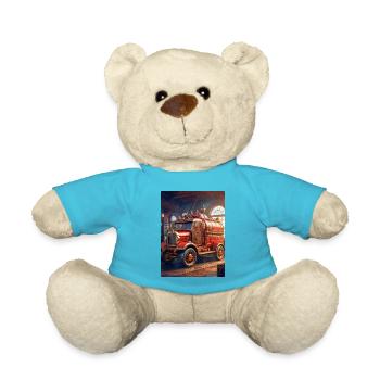 Steampunk Fire Truck 1.18 - Teddy - Atollblau - Vorne