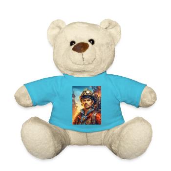 Pompier Steampunk 1.19 - Nounours - bleu outremer - Devant