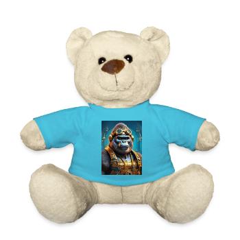 Steampunk Gorille 1.18 - Nounours - bleu outremer - Devant
