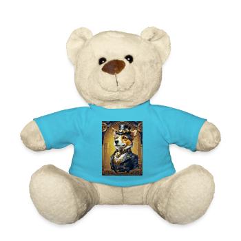 Steampunk Dog 1.11 - Teddy Bear - atoll blue - Front