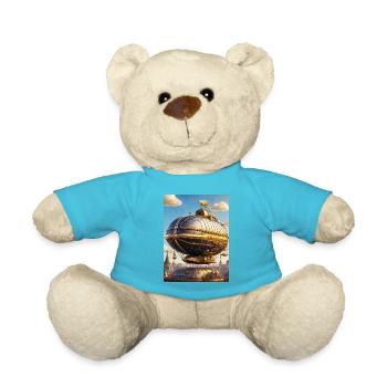 Steampunk Airship 1.11 - Teddy Bear - atoll blue - Front