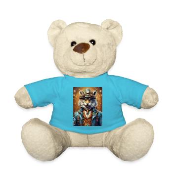 Steampunk Wolf 1.11 - Teddy - Atollblau - Vorne