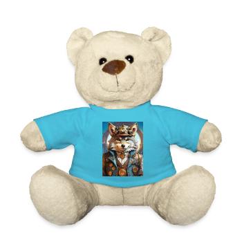 Steampunk Wolf 1.2 - Teddy - Atollblau - Vorne