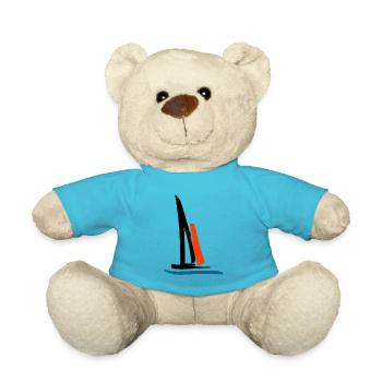 voilier - Nounours - bleu outremer - Devant