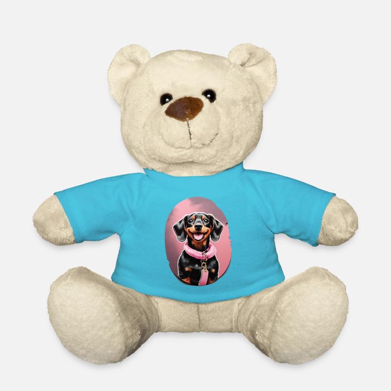 Dackel - Teddy - Atollblau