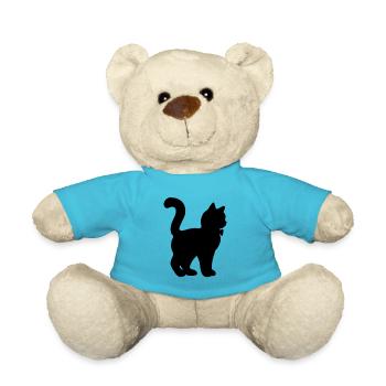 Gentleman cat - Teddy Bear - atoll blue - Front