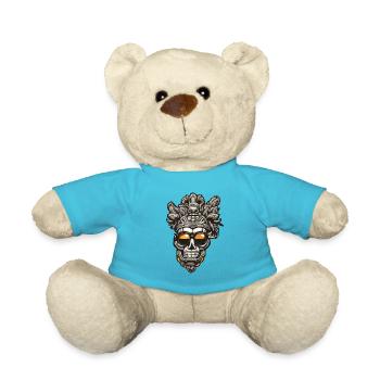 Mayan / High Culture / Peru / Mayan Calendar / Motif - Teddy Bear - atoll blue - Front
