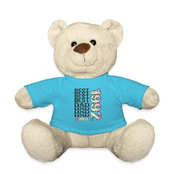 Bester Papa der Welt seit 1992 Vatertag - Teddy - Atollblau - Vorne