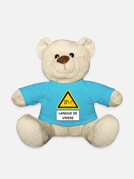 Zunge der Nattern - Teddy - Atollblau