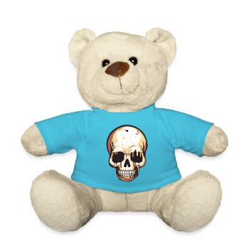 skull - Teddy - Atollblau - Vorne