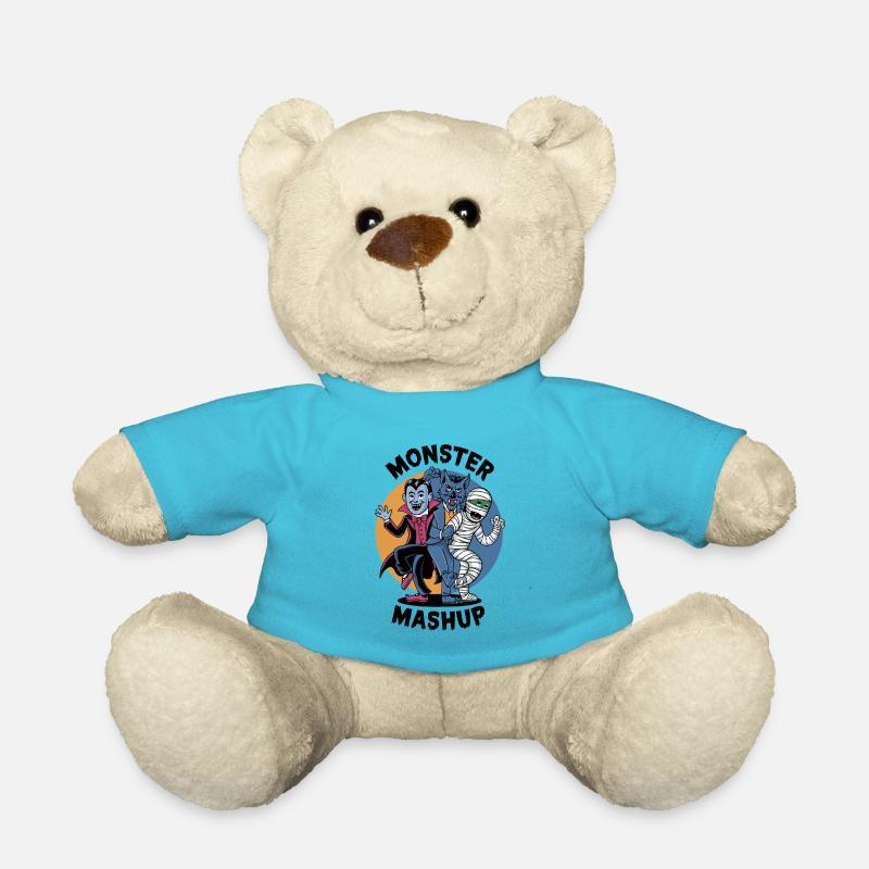 Mashup de monstres - Nounours - bleu outremer
