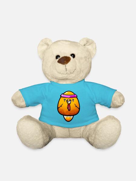 Samurai Chick - Teddy Bear - atoll blue