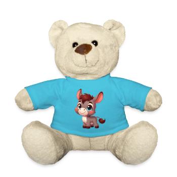 donkey 5 - Teddy Bear - atoll blue - Front