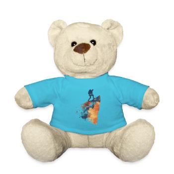 Climbing dreams - Teddy Bear - atoll blue - Front