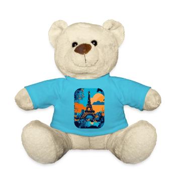 Eiffelturm – minimalistisch 🗼 - Teddy - Atollblau - Vorne