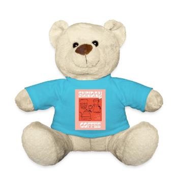 Sonntagskaffee | langsames Tropfen, feines Nippen - Teddy - Atollblau - Vorne