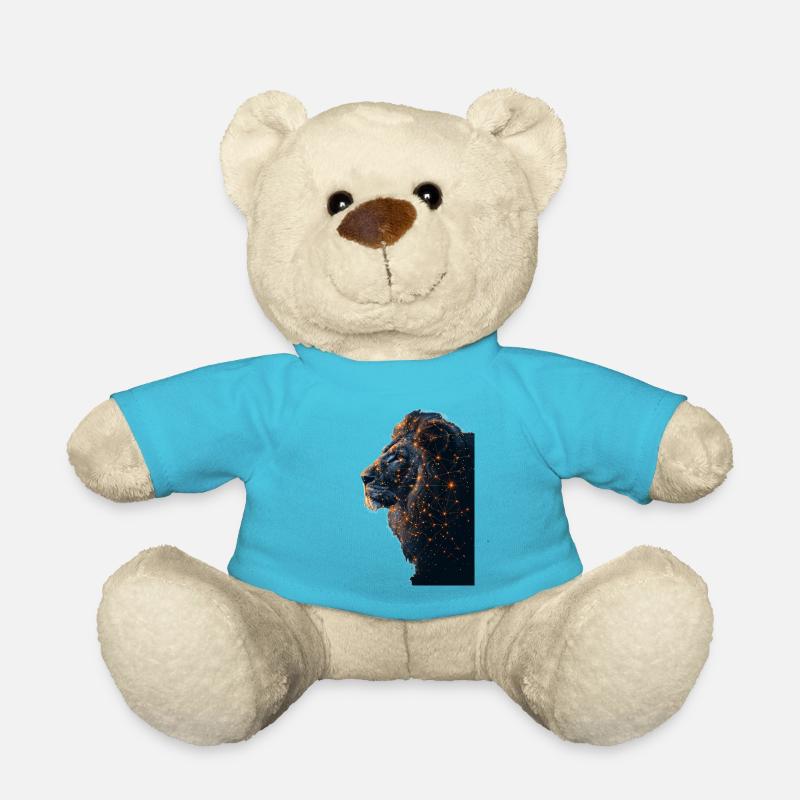 Lion - Nounours - bleu outremer