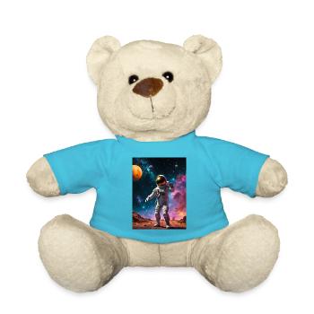 Astronaut - Teddy Bear - atoll blue - Front