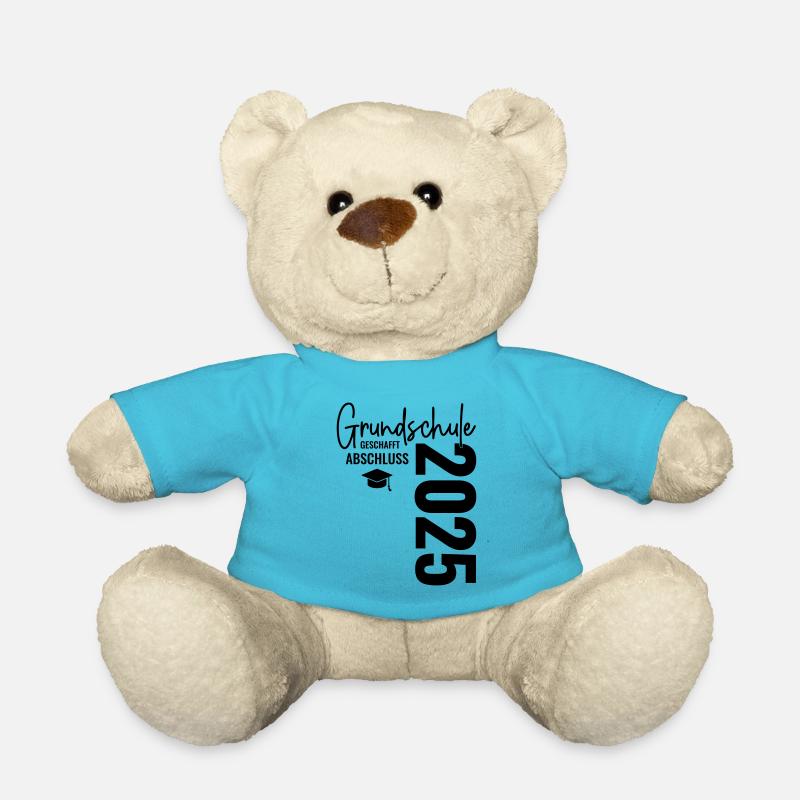 Abschluss 2025 Grundschule - Teddy - Atollblau