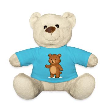 Ours Ours en peluche - Nounours - bleu outremer - Devant