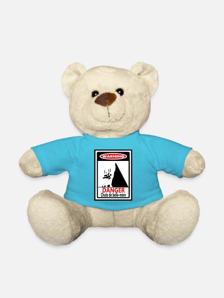 Waarschuwing: de val van schoonmoeder - Teddy - atolblauw