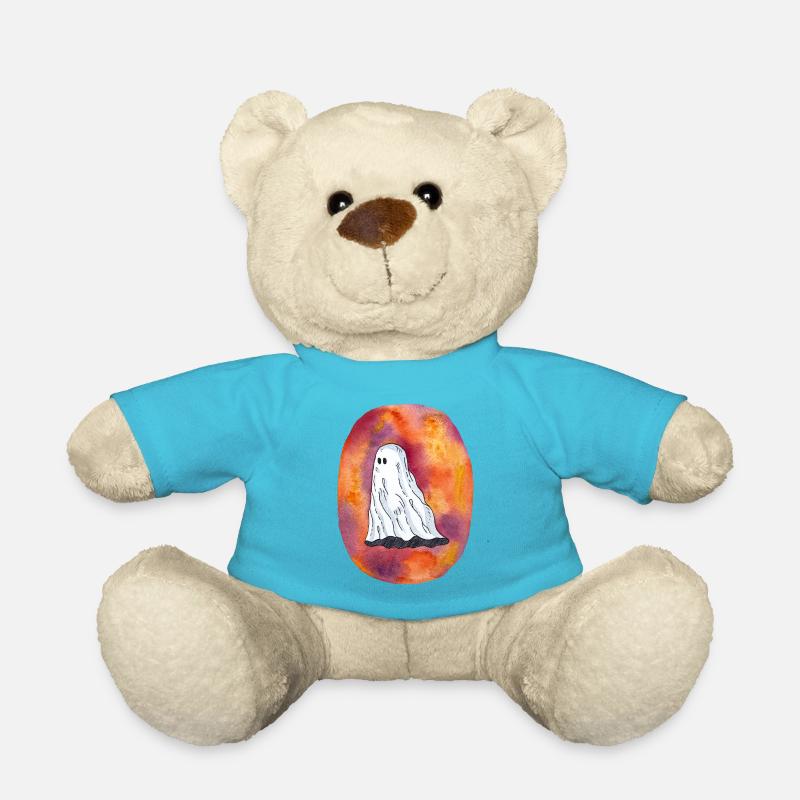 Geist in feurigen Farben - Teddy - Atollblau