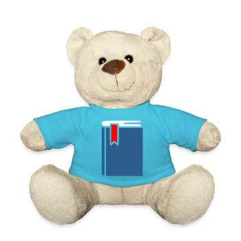 Icône du livre Icône bleue - Nounours - bleu outremer - Devant
